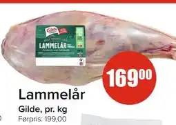 Spar Lammelår, NOK 169 tilbud
