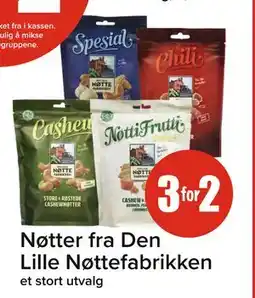 Spar Nøtter fra Den Lille Nøttefabrikken tilbud