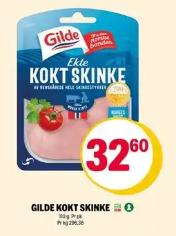 Coop Extra GILDE KOKT SKINKE, NOK 32.6 tilbud