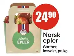 Spar Norsk epler, NOK 24.9 tilbud