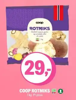 Coop Extra COOP ROTMIKS, NOK 29 tilbud