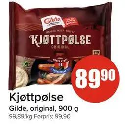 Spar Kjøttpølse, NOK 89.9 tilbud