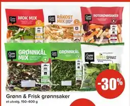 Spar Grønn & Frisk grønnsaker tilbud