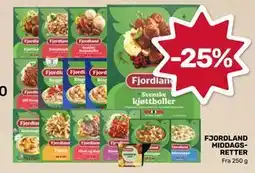 Matkroken FJORDLAND MIDDAGSRETTER tilbud