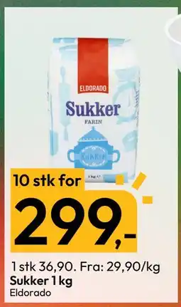 Gigaboks Sukker 1 kg, NOK 299 tilbud