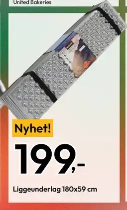 Gigaboks Liggeunderlag 180x59 cm, NOK 199 tilbud