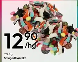 Gigaboks Smågodt løsvekt, NOK 12.9 tilbud