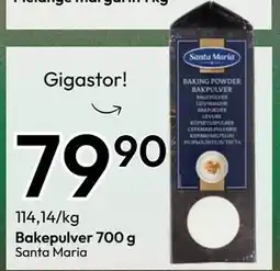Gigaboks Bakepulver 700 g, NOK 79.9 tilbud