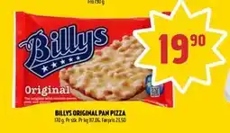 Coop Prix BILLYS ORIGINAL PAN PIZZA, NOK 19.9 tilbud