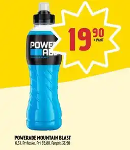 Coop Prix POWERADE MOUNTAIN BLAST, NOK 19.9 tilbud