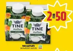 Coop Prix TINE MATFLØTE, NOK 50 tilbud