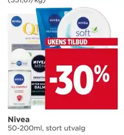 Meny Nivea tilbud