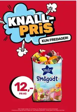 Matkroken Nidar smågodt i løsvekt, NOK 12 tilbud