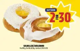 Coop Prix SOLBOLLER/SKOLEBRØD, NOK 30 tilbud