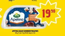 Coop Prix APETINA SNACK SUNDRIED TOMATOES, NOK 19.9 tilbud