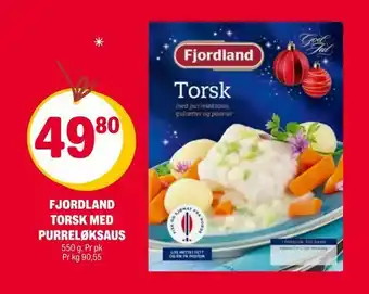 Coop Extra Fjordland torsk med purreløksaus tilbud