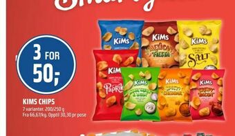Coop Obs Kims chips tilbud