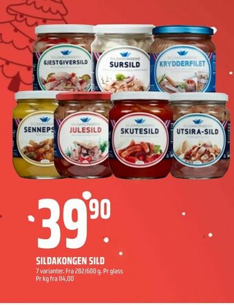 Coop Obs Sildakongen sild tilbud