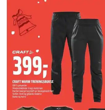 Coop Obs Craft warm treningsbukse tilbud