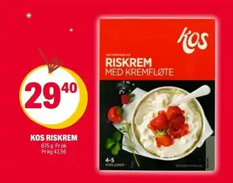 Coop Extra Kos riskrem tilbud