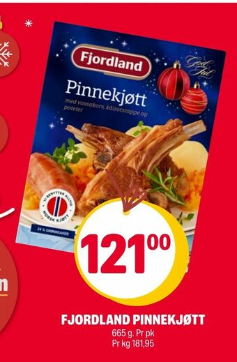 Coop Extra Fjordland pinnekjøtt tilbud