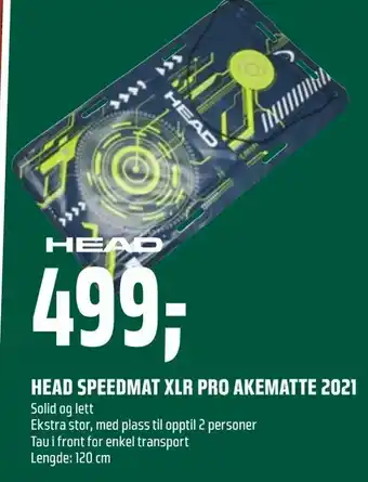 Coop Obs Head speedmat xlr pro akematte 2021 tilbud