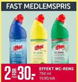 Europris EFFEKT WC-RENS, Medlemspris tilbud