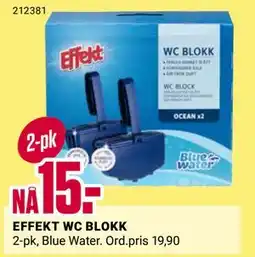 Europris EFFEKT WC BLOKK, NOK 15 tilbud