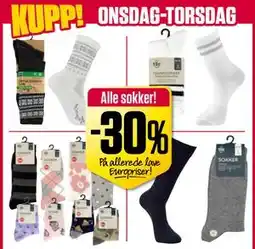Europris Alle sokker! tilbud