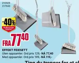 Europris EFFEKT FEIESETT tilbud