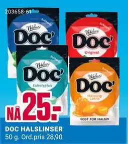 Europris DOC HALSLINSER, NOK 25 tilbud