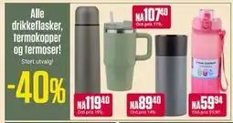 Europris Alle drikkeflasker, termokopper og termoser! tilbud