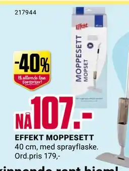 Europris EFFEKT MOPPESETT, NOK 107 tilbud