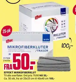 Europris EFFEKT MIRKOFIBERKLUT tilbud