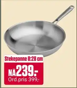 Europris Stekepanne Ø:28 cm, NOK 239 tilbud