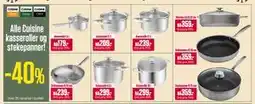 Europris Alle Cuisine kasseroller og stekepanner! tilbud