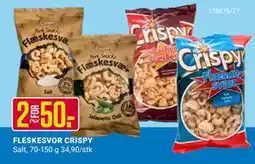 Europris FLESKESVOR CRISPY, NOK 50 tilbud