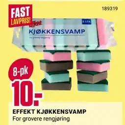 Europris EFFEKT KJØKKENSVAMP, NOK 10 tilbud