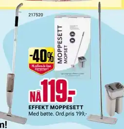 Europris EFFEKT MOPPESETT, NOK 119 tilbud