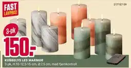 Europris KUBBELYS LED MARMOR, NOK 150 tilbud