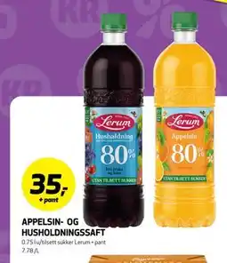 Bunnpris APPELSIN- OG HUSHOLDNINGSSAFT, NOK 35 tilbud