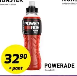 Bunnpris POWERADE, NOK 32.9 tilbud