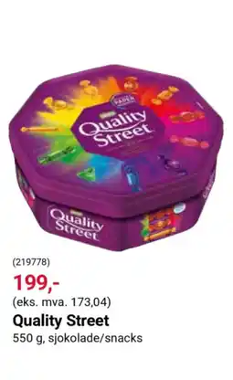 Europris Quality Street tilbud
