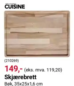 Europris CUISINE Skjærebrett tilbud