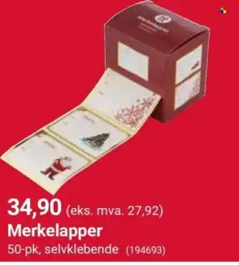 Europris Merkelapper tilbud