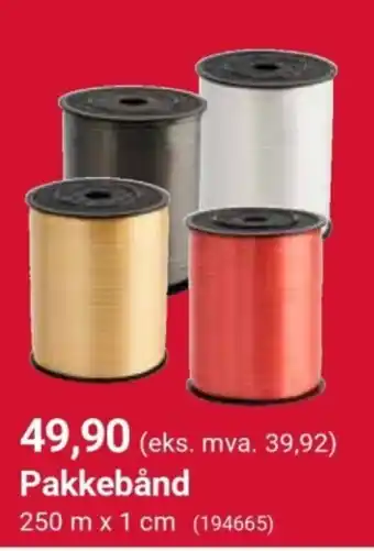 Europris Pakkebånd tilbud