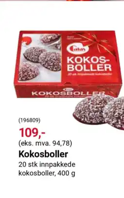 Europris Kokosboller tilbud