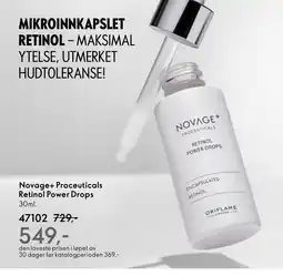 Oriflame Novage+ Proceuticals Retinol Power Drops tilbud