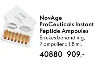Oriflame NovAge ProCeuticals Instant Peptide Ampoules tilbud
