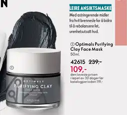 Oriflame Optimals Purifying Clay Face Mask tilbud